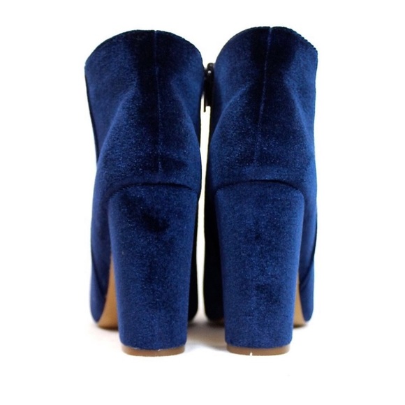 Blue Velvet ankle boots - Picture 4 of 8